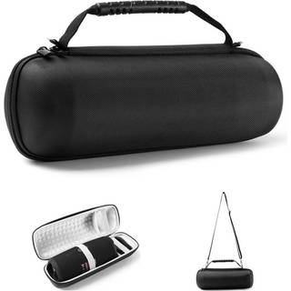 Højttaler Rejse Etui Til JBL Charge (5/4) / Pulse (4/3) Stof Case m. Lynlås - Sort / Grå
