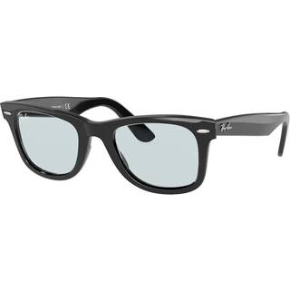 Ray-Ban RB2140F WAYFARER Asian Fit 601/R5 52 Solbriller Mænd Black - Black - 52mm
