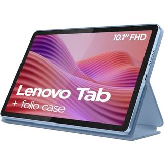 Lenovo Tab 10,1" (inkl. folio cover) LTE 128 GB tablet, Polar Blue ➞ På lager - klar til levering