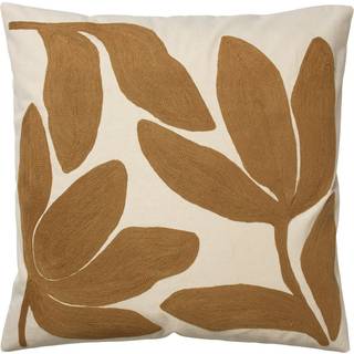 Broste Copenhagen Herbert pudebetræk 50x50 cm Golden brown-natural