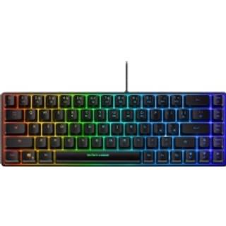 Deltaco GAM-158-US membrane 60% mini RGB US semi-transparent black - Gaming Tastatur - Amerikansk engelsk - Sort