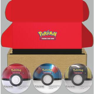 Pok? Mon TCG: Pok? Ball Tin 3-Pack Bundle 2024- Pok? Ball Great Ball Ultra Ball. Amazon Exclusive (inkluderer 9 Scarlet & Violet Booster Packs S