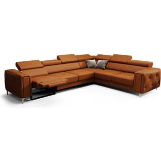 ORIONIS I RELAX ÆGTE LÆDER HJØRNESOFA 335×255 - L-6 , VENSTRE