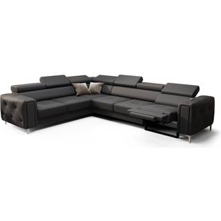 ORIONIS I RELAX ÆGTE LÆDER HJØRNESOFA 335×255 - K-23 , HØJRE