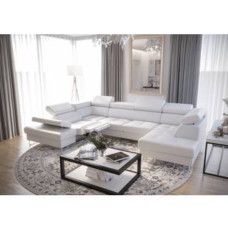 GALAKSE MAX II RELAX ÆGTE LÆDER HJØRNESOFA  215x350x170 - L-1 , VENSTRE