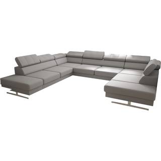 EMPIRE MAX  I ÆGTE LÆDER HJØRNESOFA 300X350X220 - U-19 , HØJRE
