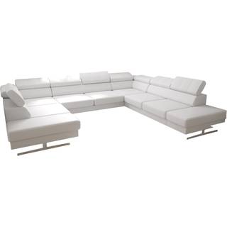 EMPIRE MAX I ÆGTE LÆDER HJØRNESOFA 300X350X220 - L-1 , HØJRE