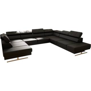 EMPIRE MAX  I ÆGTE LÆDER HJØRNESOFA 300X350X220 - K-70 , HØJRE