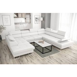 GALAKSE MAX I ÆGTE LÆDER HJØRNESOFA 280x350x225 - L-1 , HØJRE