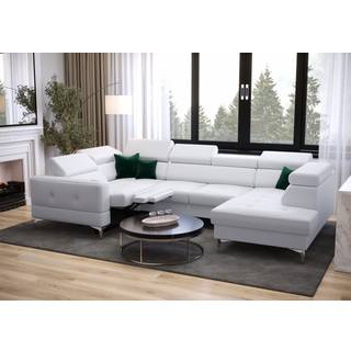 TUTSEPI MAX I RELAX ÆGTE LÆDER HJØRNESOFA 170x350x185 CM - L-1 , VENSTRE
