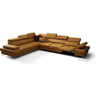 GALAKSE MAX RELAX ÆGTE LÆDER HJØRNESOFA 280x350 - K-99 , VENSTRE