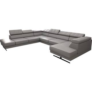 EMPIRE MAX II ÆGTE LÆDER HJØRNESOFA 300X350X180 - U-24 , VENSTRE