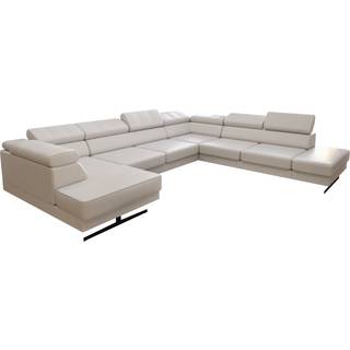 EMPIRE MAX II ÆGTE LÆDER HJØRNESOFA 300X350X180 - L-1 , HØJRE