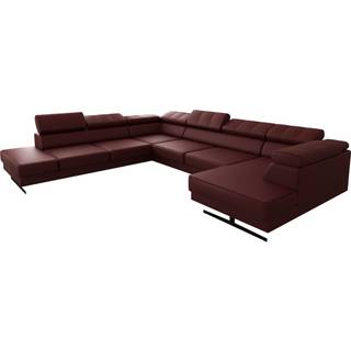 EMPIRE MAX II ÆGTE LÆDER HJØRNESOFA 300X350X180 - K-56 , VENSTRE