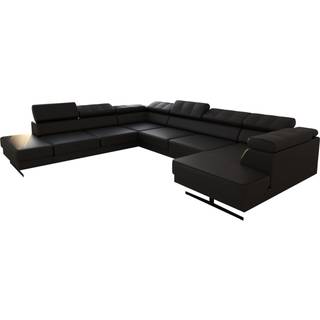EMPIRE MAX II ÆGTE LÆDER HJØRNESOFA 300X350X180 - K-70 , VENSTRE