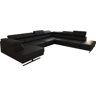 EMPIRE MAX II ÆGTE LÆDER HJØRNESOFA 300X350X180 - K-70 , HØJRE
