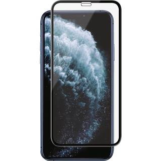 Panzer Silicate iPhone 11 Pro Max Full-Fit Hærdet Glas - Sort