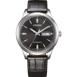 Citizen NY4058-01EE Herren-Automatikuhr mit Lederband Schwarz