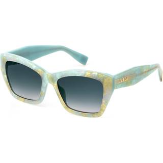 Furla SFU778 09E6 55 Solbriller Mænd Grøn - Shiny Mother of Pearl Green On Opal Gree - 55mm