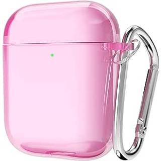Svanove för AirPods Case Clear (1: a/2: a) Transparent Söta Airpods 2: a gernering Case Silikon täcktillbehör mjuk tpu gummi airpods 1: a fall fö