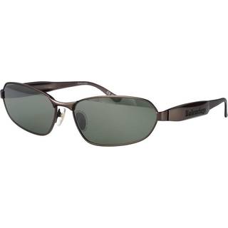 Balenciaga Unisex BB0355S 004 Solbriller Metal Ruthenium Grøn Firkantet