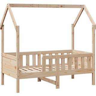 Sengeramme Til Husseng Massivt Fyrretræ - Gyldenbrun / 80 x 160 cm