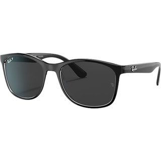 Ray - Ban Unisex RB4374 603948 Solbriller Nylon Sort Grå Firkantet Polariseret