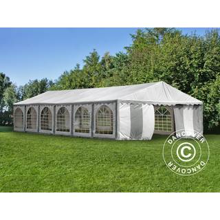 Partytelt Festtelt Exclusive 6x12m PVC, Grå/Hvid