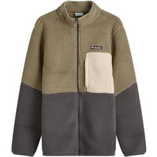 Columbia Mountainside Heavyweight Fleece Fleecejakke Herrer størrelse S farve beige