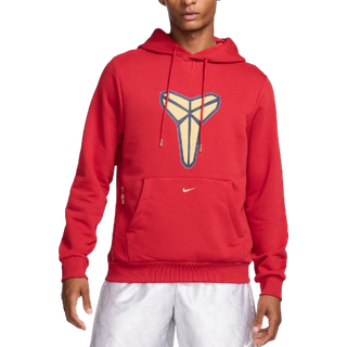Kobe Nike Dri-FIT Pullover-basketballhættetrøje til mænd - rød - S