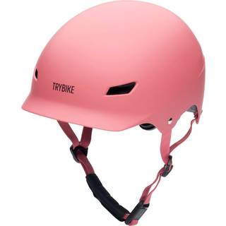 Trybike Cykelhjelm med retrolook - vintagerosa S/M