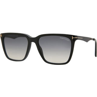 Tom Ford FT0862 GARRETT 01B 54 Solbriller Mænd Black - Shiny Black - 54mm