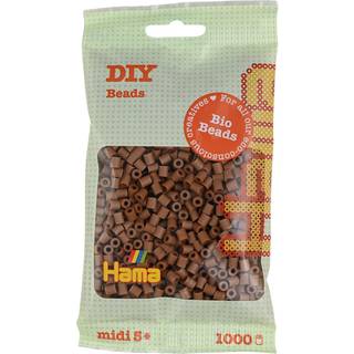 Hama Bio Midi, perler, 1.000 stk., nougat (76) [Levering: 1-2 dage]