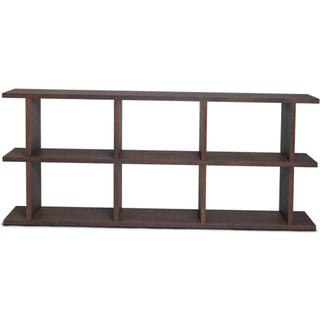 Ferm Living Kona Reol 3x2 Mørkbejdset Eg
