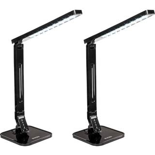 Bordlampe, LED, dæmpbar, foldbar, 14W - Sæt med 2 stk.