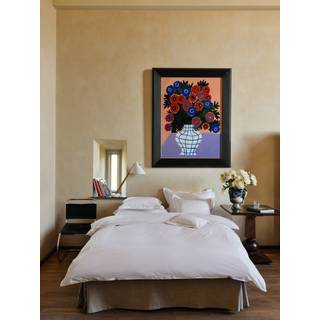 Mille Notti Dynebetræk Allegro EKO Hvid/Beige 220x220 cm