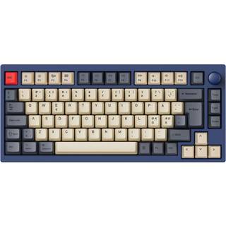 Lemokey Lemokey P1 Pro QMK 75% - Navy Blue - WS Morandi - Carbon Vibe Keycap S