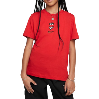 Nike Sportswear-T-shirt til større børn - rød - rød - XL