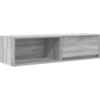 Tv-Bord 60X31X25,5 Cm Konstrueret Træ - 1 / 100 cm / Grå sonoma-eg