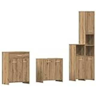 Badeværelsesmøbelsæt 4 Dele - artisian oak