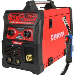 Svejseapparat MIG, MMA & TIG Kit 230V - Robust & effektiv svejseinverter - Med display