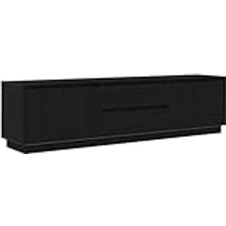 Sengebord Med Led-Lys 100X41X50 Cm - 193.5 cm / Sort eg