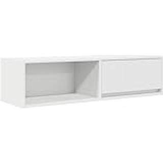 tv-bord 100x31x25,5 cm konstrueret træ hvid