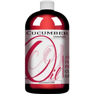 Dr Joe Lab Agurkfrolie - Ren uraffineret koldpresset ufortyndet ikke-GMO jomfruolie til hud Hrnegle Kropsansigt skg - 16 ounce - Nrende fugtg