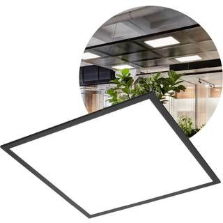 LED Panel 60x60 | 4000K | 4000lm | 40W | NIRA | Sort