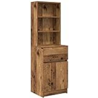 sengeskab 39x35x125 cm konstrueret træ antikt træ