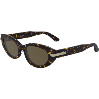 Calvin Klein Kvinde CK25502S 240 Solbriller Acetat Havana Cat Eye Normal