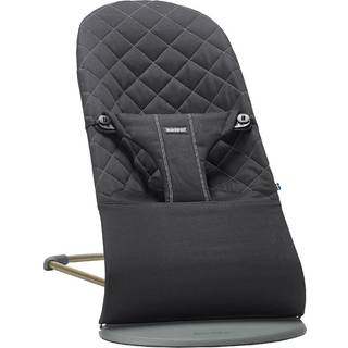 BabyBjörn Bliss Skråstol Woven Classic Quilt, Antracitgrå