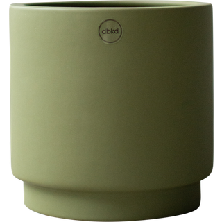 DBKD Solid krukke green Mellem, Ø16 cm