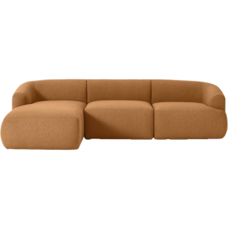 Modulær Bouclé-hjørnesofa Sofia (3-personers)